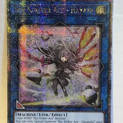 YuGiOh Sky Striker Ace - Hayate RA04-EN073 Quarter Century 1st Edition Rare - Image 5