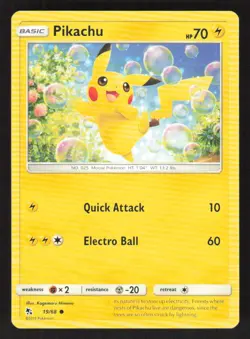 Pokemon TCG Hidden Fates Pikachu #19/68 - Image 1