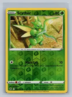Scyther 006/159 Common Crown Zenith Reverse Holo NM 2023 Free Shipping - Image 1