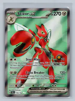 Scizor ex 195/162 Ultra Rare Temporal Forces NM 2024 Free Shipping - Image 1