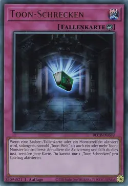 Yugioh Toon-Schrecken BLCR-DE069 Ultra Rare 1st NM - Image 1