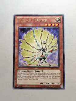 Yu-Gi-Oh! Bujingi Peacock LVAL-EN027 NM - Image 1