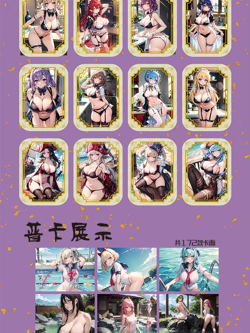 40 Boxes Hot & Spicy 4 Flower Love Goddess A6 Trading Cards Waifu Booster Anime - Image 3