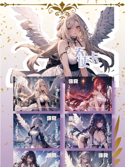 40 Boxes Hot & Spicy 4 Flower Love Goddess A6 Trading Cards Waifu Booster Anime - Image 5