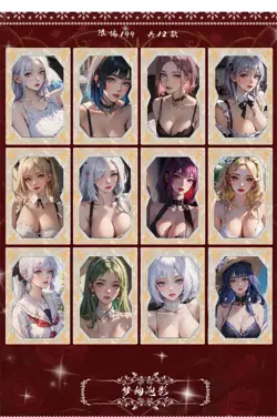 Rose Island Goddess Booster 36Boxes Spicy Waifu Trading Card's Anime A4 TCG CCG - Image 4