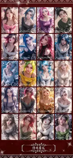 Rose Island Goddess Booster 36Boxes Spicy Waifu Trading Card's Anime A4 TCG CCG - Image 5