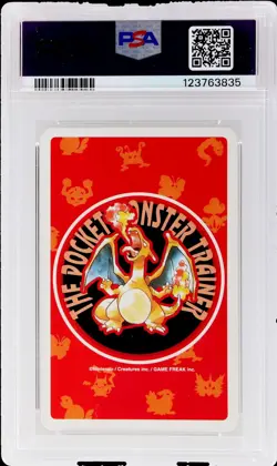 1996 Pokemon Red Version Playing Cards Japanese Vaporeon #134 PSA 10 9 Of Hearts - Image 2