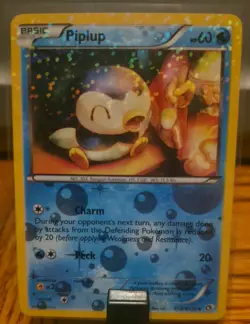 Piplup RC6/RC25 Legendary Treasures Radiant Collection Holo 2013 LP card - Image 1