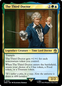 MTG - The Third Doctor - Doctor Who - Magic the Gathering - Image 1