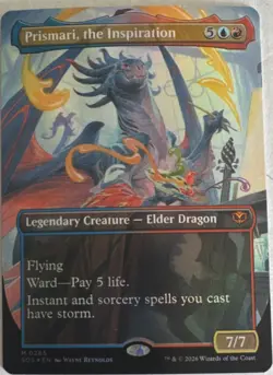WOTC Borderless FOIL Prismari the Inspiration Mythic Rare SOS 0285 EN 2026 - Image 1
