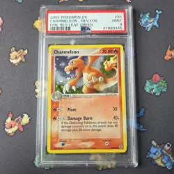 PSA 9 Mint - Charmeleon 31/112 Holo SWIRL 2004 Fire Red Leaf Green Pokemon Card - Image 3