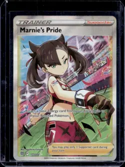 Pokemon TCG Marnie's Pride 171/172 Full Art Ultra Rare Brilliant Stars - Image 1