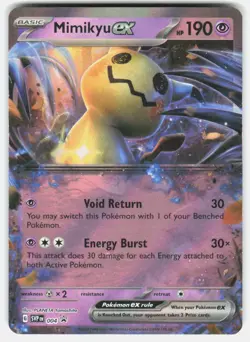 MIMIKYU EX 004 HOLO PROMO SCARLET & VIOLET PROMO POKEMON HOLO NM/M - Image 1