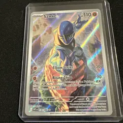 Pokemon TCG Sawk 130/086 Illustration Rare Sv: White Flare - Image 2