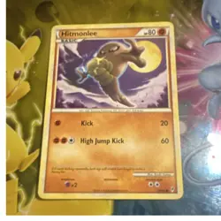 Pokemon Hitmonlee Call of Legends 58/95 Common Basic 80 HP Regular English - Image 1