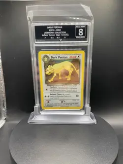 Pokemon TCG Dark Persian Legendary Collection 6/110 Holo Holo Rare Grade 8 Mint - Image 1