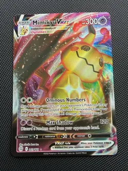 Pokemon Mimikyu VMAX Holo 069 - 2022 Brilliant Stars NM - Image 1