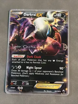 2012 World Champion Series Darkrai Ex Pokemon TCG 63/108 - Image 1