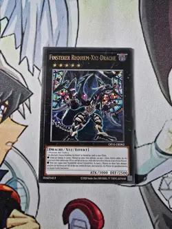Dark Requiem Xyz Dragon OP15-EN002 (German) Ultimate Rare Unlimited Edition NM - Image 1