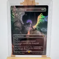 Brilliant Wings 0454 Foil Card Magic FFIX Final Fantasy IX Siege of Alexandria - Image 1