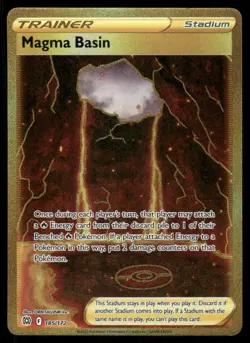 Pokemon Cards Magma Basin 185/172 Brilliant Stars Secret Rare NM - Image 1