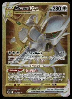 Pokemon Cards Arceus VSTAR 184/172 Brilliant Stars Secret Rare NM - Image 1