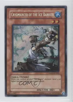 Cryomancer of the Ice Barrier Unlimited YuGiOh Hidden Arsenal 1 #HA01-EN003 2009 - Image 1