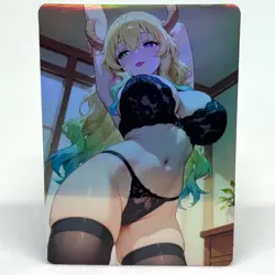 Miss Kobayashi's Dragon Maid Lucoa Goddess Anime Waifu ACG Foil Card - Image 1