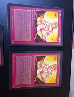 MTG BETA FIRE ELEMENTAL X3 - Image 2