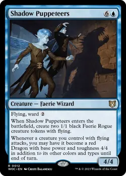 MTG Wilds of Eldraine Commander - Shadow Puppeteers - Image 1
