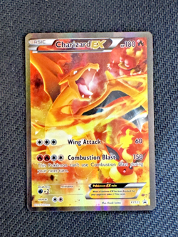 Charizard EX XY121 Black Star Promo Holo Full Art Pokemon Card - Image 1