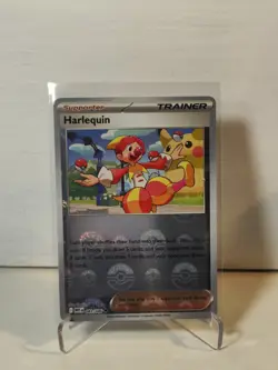 Harlequin 083/086 Pokeball Pokemon TCG Holo White Flare English - Image 1