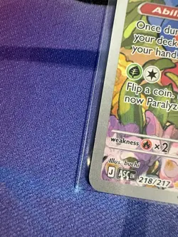 Pokemon TCG Erika’s Tangela 218/217 Illustration Rare –Ascended Heroes NM/M - Image 5