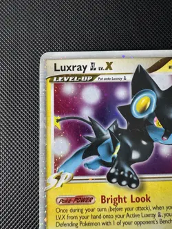Luxray GL LV.X 109/111 Holo LV.X Rising Rivals Pokemon LP Light Holo Scratching - Image 4