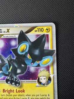 Luxray GL LV.X 109/111 Holo LV.X Rising Rivals Pokemon LP Light Holo Scratching - Image 5