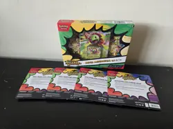 Pokemon TCG Mega Meganium ex Box + 4 Ascended Heroes Blister Packs - Image 2