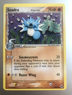 Pokemon - SEADRA 22/101 - Base Set - Non-Holo Rare — LP to NM - Image 1
