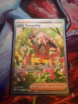 AZ's Tranquility 120/86 SIR Special Illustration Rare Pokemon Chaos Rising NM - Image 1