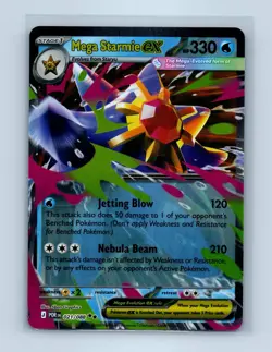 Pokemon tcg ME03: Perfect Order Mega Starmie ex Near Mint or Better - Image 1