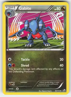 Gabite 95/113 Uncommon Legendary Treasures Pokemon Near Mint - Image 1
