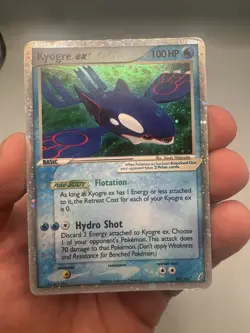 Kyogre ex 95/100 EX Crystal Guardians Ultra Rare Holo Pokemon TCG - Image 1