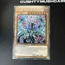 YUGIOH CHAOS DRAGON LEVIANEER SECRET RARE SOFU-EN025 1ST EDITION - Image 2