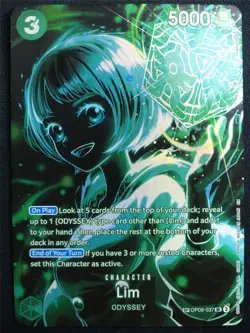 Lim OP09-037 SR alt art Foil - One Piece Card #4WQ - Image 1