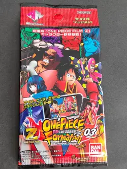 One Piece Film Z AR Carddass Formation 03 Booster Pack Bandai 2012 Sealed eb375 - Image 1