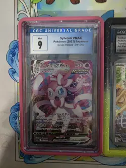 Pokemon Graded ACE & CGC Graded cards lot of 4 cards. Mew, Slyveon,Timber, Pika - Image 2