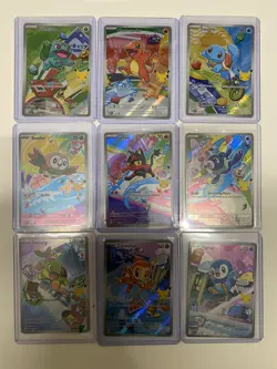 Pokemon TCG - First Partner Illustration Collection 2026 - Full Set x9 cards - Image 1