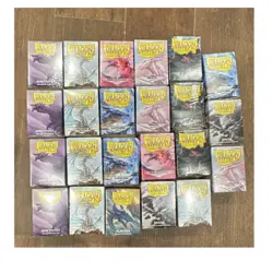 Dragon Shield 100 Matte Dual Card Sleeves mixed lot of 23 packs - Image 1