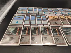 Mtg Basic Land Set Portal Three Kingdoms P3K Lot - Image 1