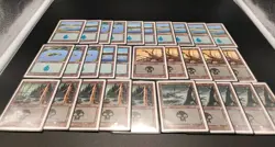 Mtg Basic Land Set Portal Three Kingdoms P3K Lot - Image 2