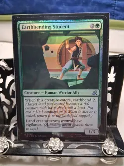 MTG Earthbending Student Avatar The Last Airbender TLE #0249 Foil NM - Image 5